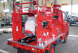 軽トラック消防車